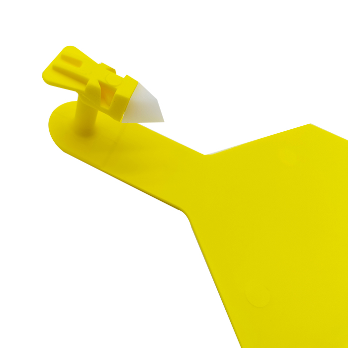 Etiquetas visuales para ganado de una pieza con punta blanca Maxi