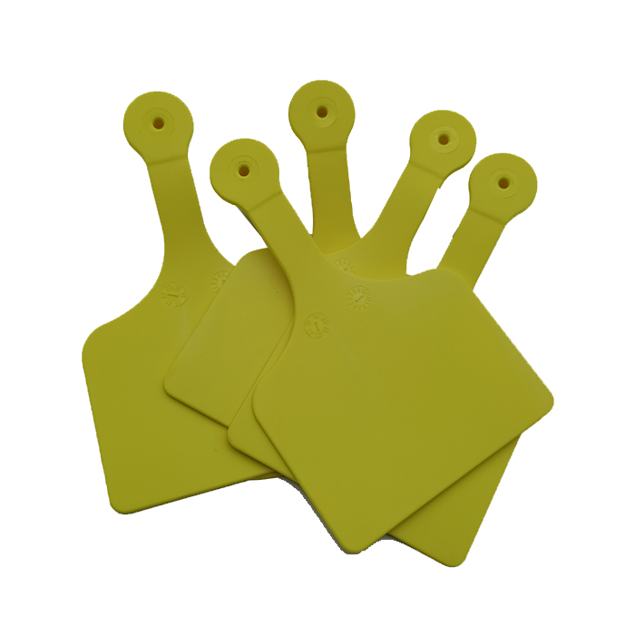 Etiquetas visuales para ganado de una pieza, cuello largo maxi