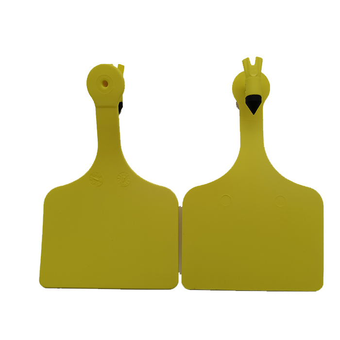 Etiquetas visuales para ganado de una pieza, cuello largo maxi