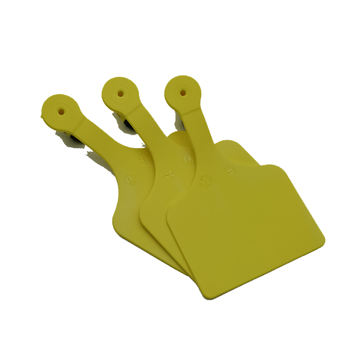 Etiquetas visuales para ganado de una pieza, cuello largo maxi