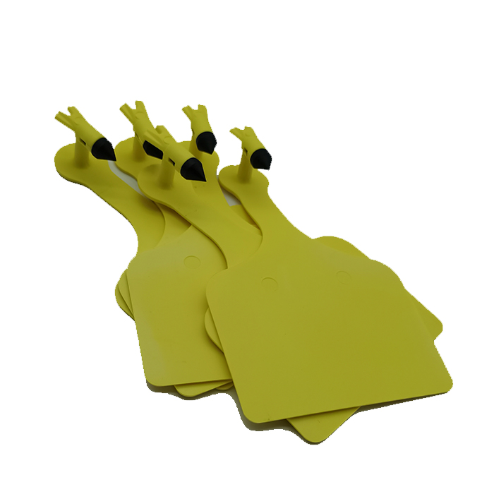 Etiquetas visuales para ganado de una pieza, cuello largo maxi