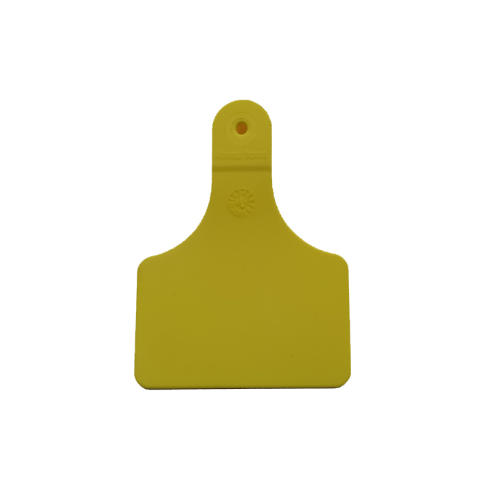 Etiquetas visuales para ganado de una pieza con punta negra grande