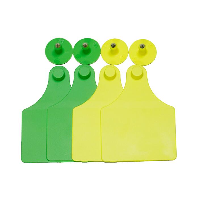 POM Two-Piece Cattle Tags Button+Maxi Tamper-proof