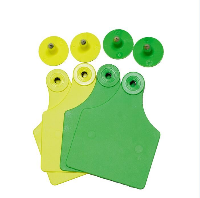 POM Two-Piece Cattle Tags Button+Maxi Tamper-proof