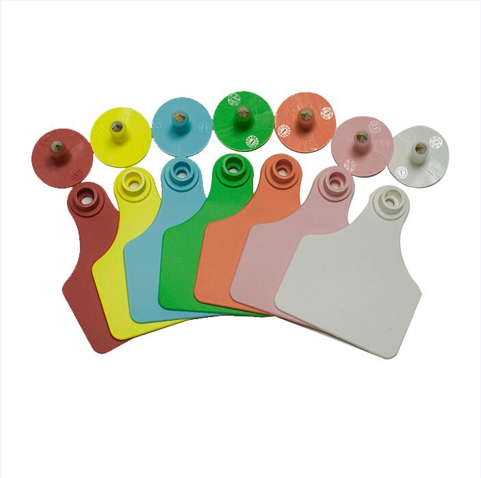 Two-Piece Cattle Tags Button Male Large Female