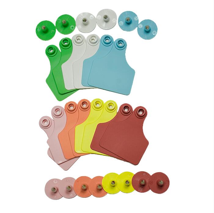 Two-Piece Cattle Tags Button Male Large Female