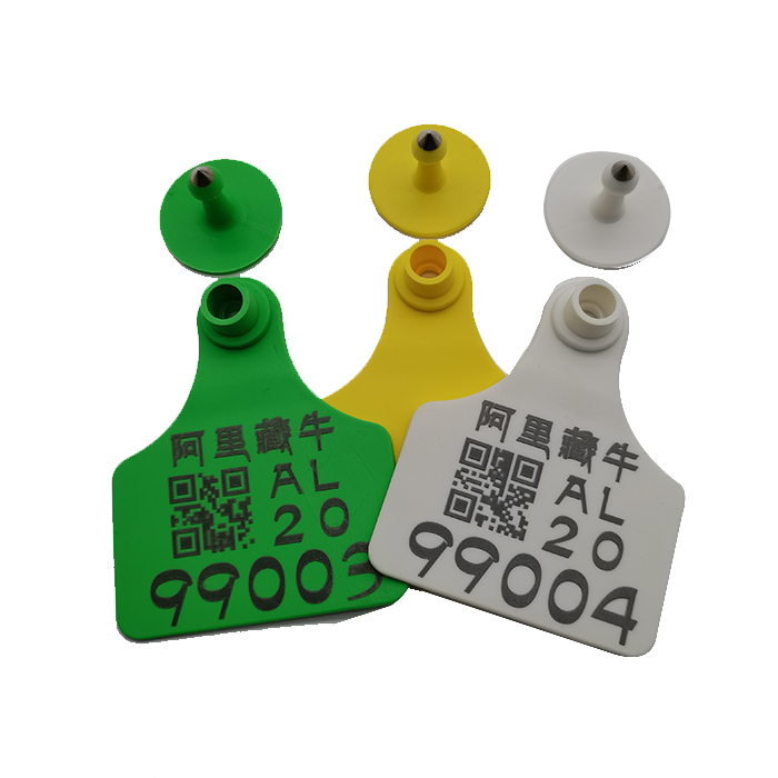 Two-Piece Cattle Tags Button Male Large Female