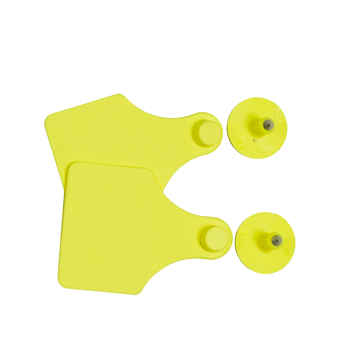 POM Two-Piece Cattle Tags Button+Large Tamper-proof