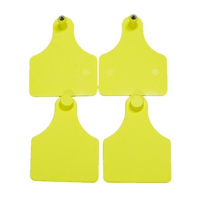 POM Two-Piece Cattle Tags Large+Large Tamper-proof