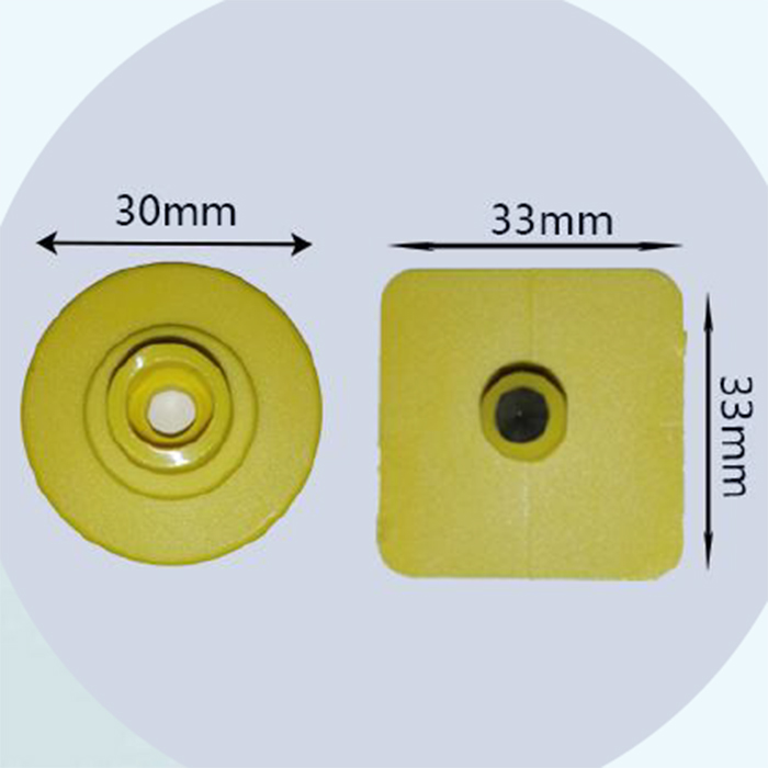 Two Piece Swine Tags Button Male & Female Reusable (Square Male)
