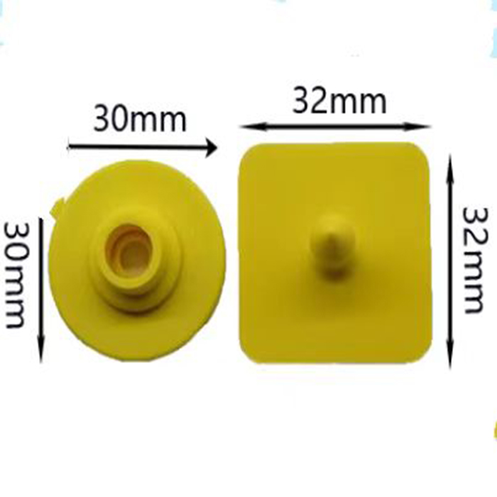 Two Piece Swine Tags Button Male & Female Reusable (Square Male)